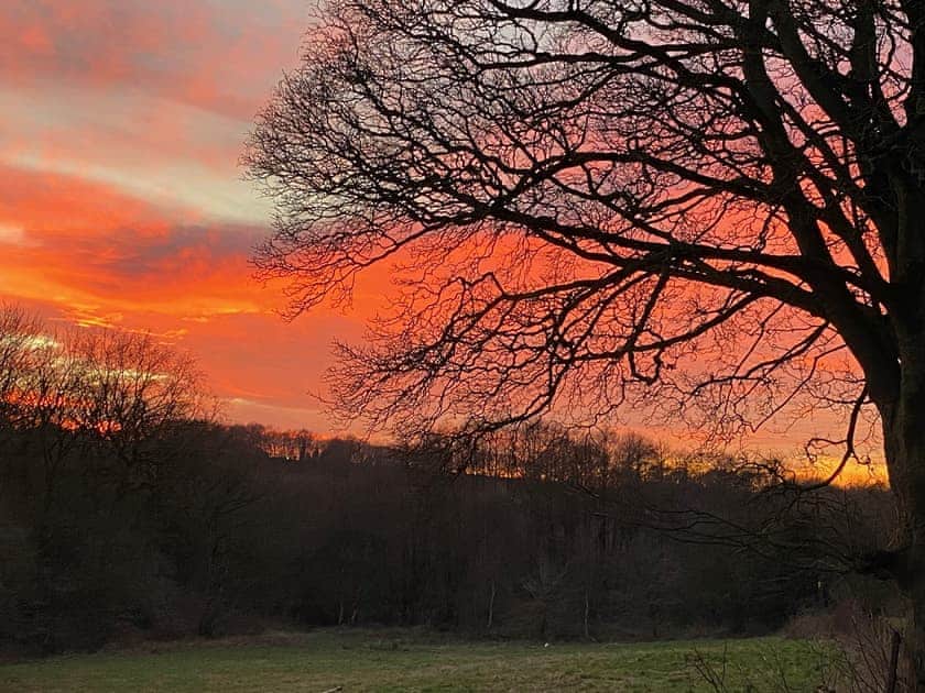 Sunset view from the private garden | Sun Valley- Serenity - Sun Valley, Stockton Brook, near Leek