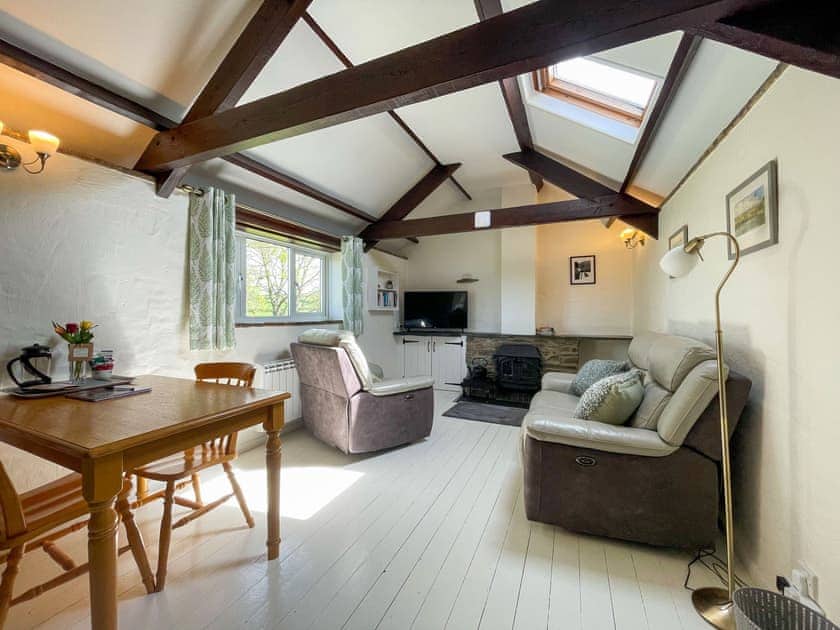 Open plan living space | Stable - Canllefaes Cottages, Penparc