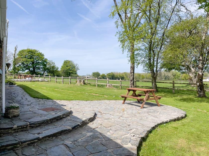 Garden | Stable - Canllefaes Cottages, Penparc