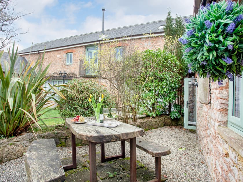 Outdoor area | Rose Cottage - The Old Mill Cottages, Marldon, near Paignton
