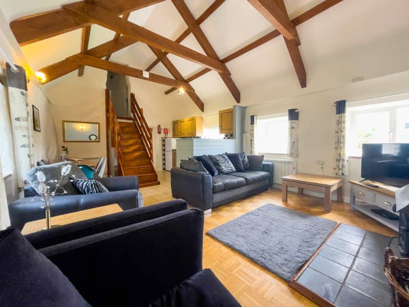 Open plan living space | Granary - Canllefaes Cottages, Penparc