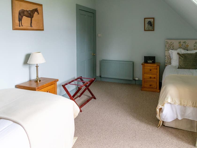 Twin bedroom | Dalroddie, Keith