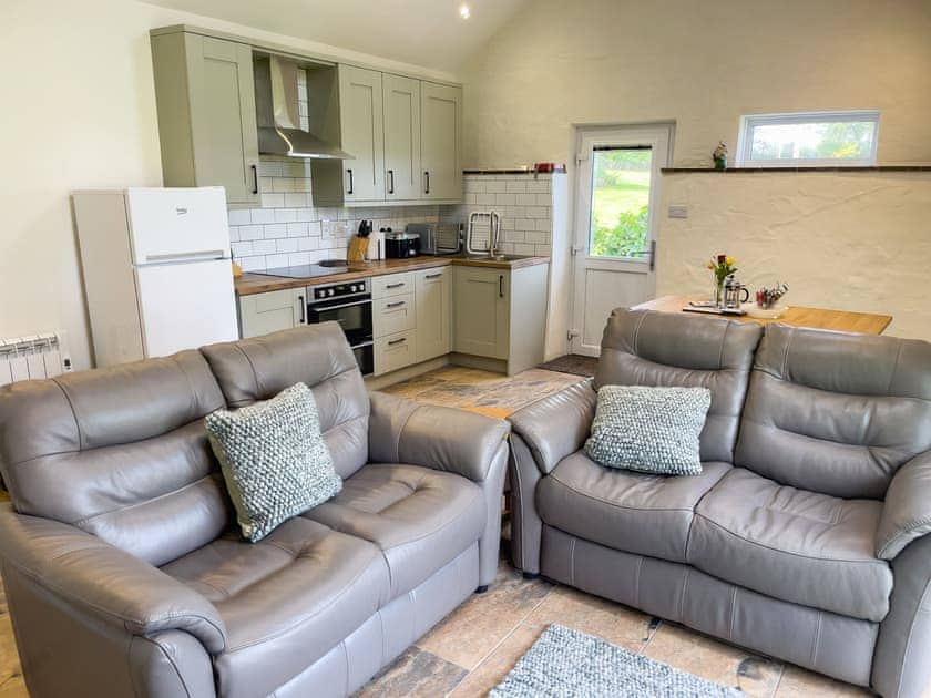 Open plan living space | Byre - Canllefaes Cottages, Penparc