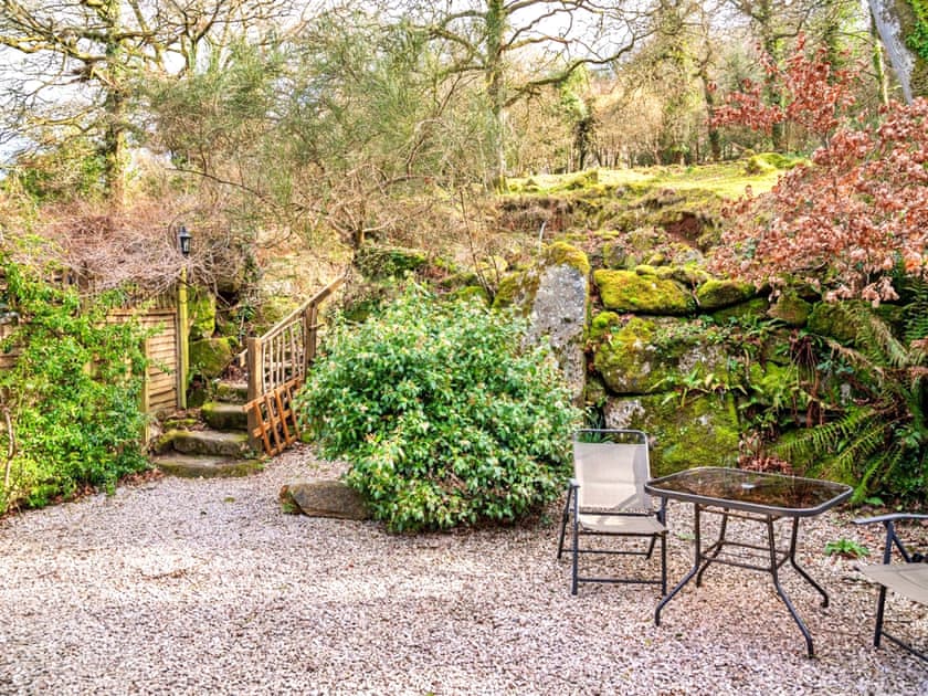 Garden | Woodside Lodge - Dartmoor Lodges, Doccombe, near Dunsford