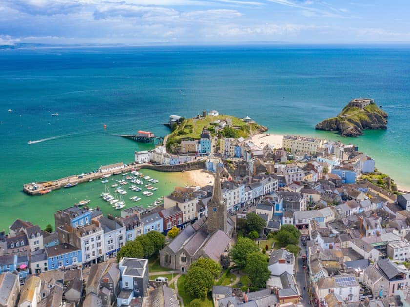 Aerial views of Tenby | Innishkea, Penally
