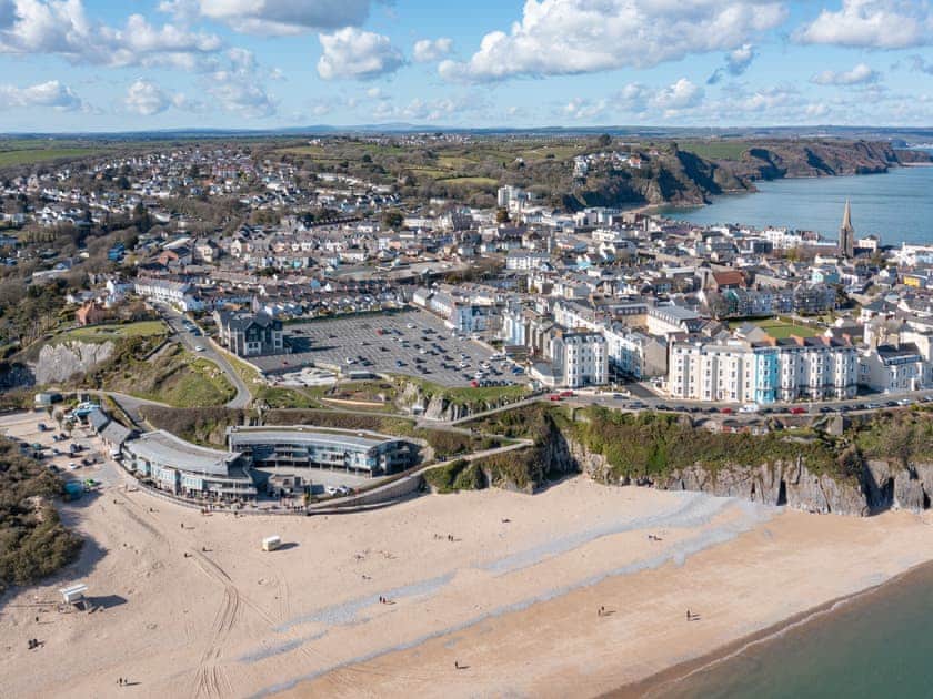 Aerial views of Tenby | Innishkea, Penally