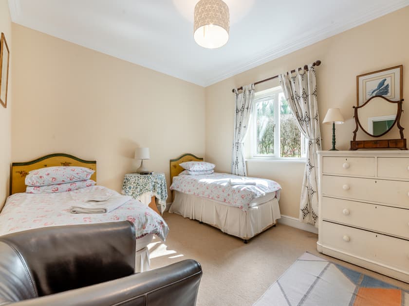 Twin bedroom | The Fishing Lodge, Netton, near Salisbury