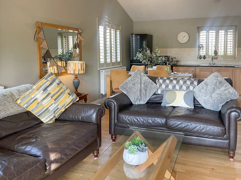 Living area | Heron Lodge - South View Lodges, Exeter