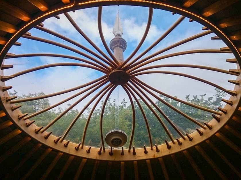 Yurt rooflight | Elodie Yurt, Bishopsteignton