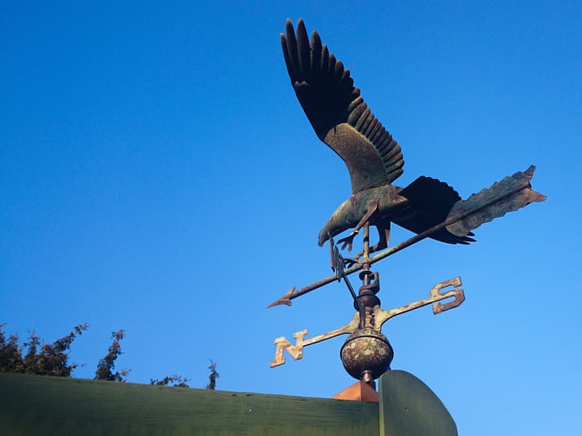 Fishing Eagle Weather Vane | Elodie Yurt, Bishopsteignton