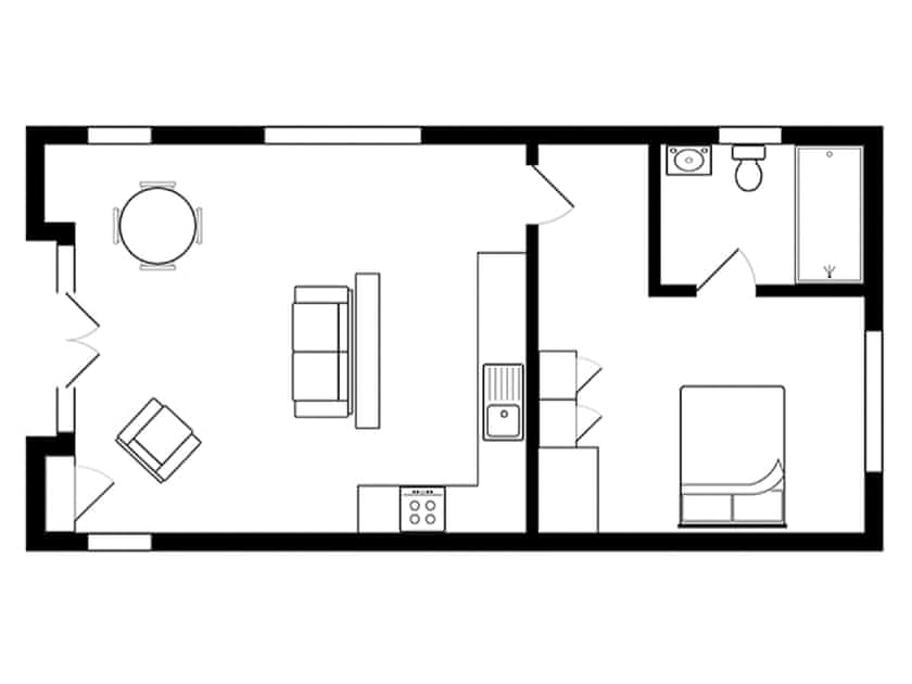 Floor plan | The Dove House, Kersey