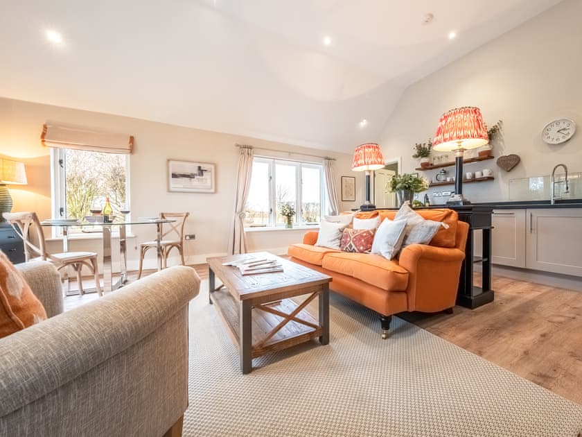 Open plan living space | The Dove House, Kersey