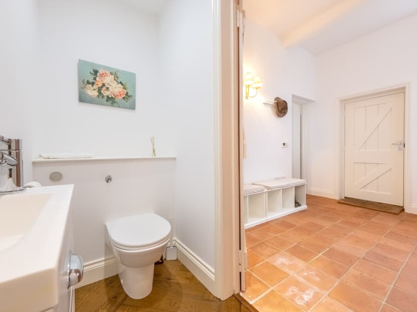 Ground floor toilet | Orchard Coach House, Hartest, near Bury St Edmunds