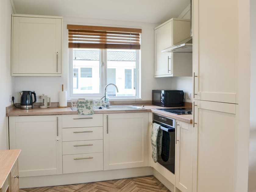 Kitchen area | The Bridlington Beach Cabin, Wilsthorpe