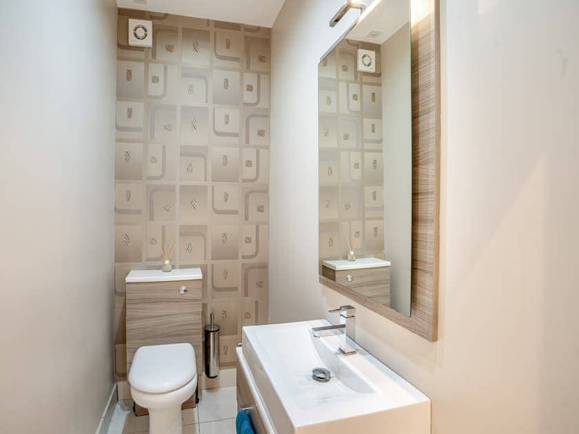 Ground floor Bathroom  | Wernddu Fechan House - Wernddu Properties, Neath