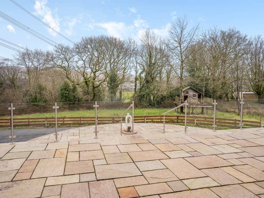Front Patio  | Wernddu Fechan House - Wernddu Properties, Neath