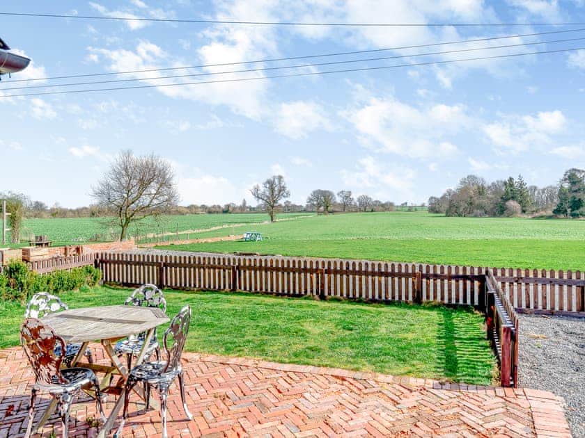 Sitting-out-area | Millstone Cottage - Millstone Cottages, Westbury, near Shrewsbury