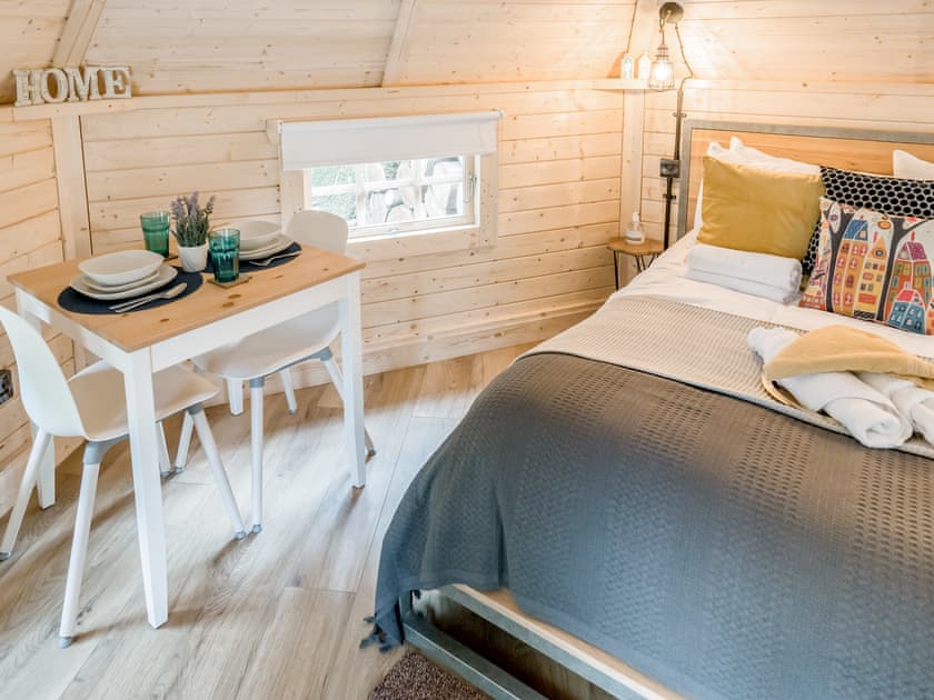 Interior | Copper Beech Cabin - Punch Tree Cabins, Carluke