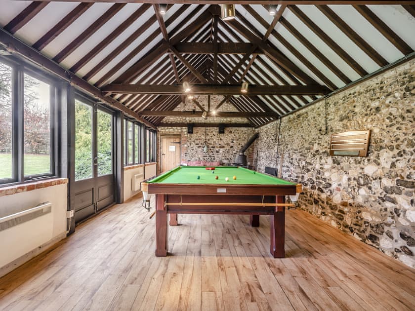 Games room | White House Farm, Fring, near Kings Lynn