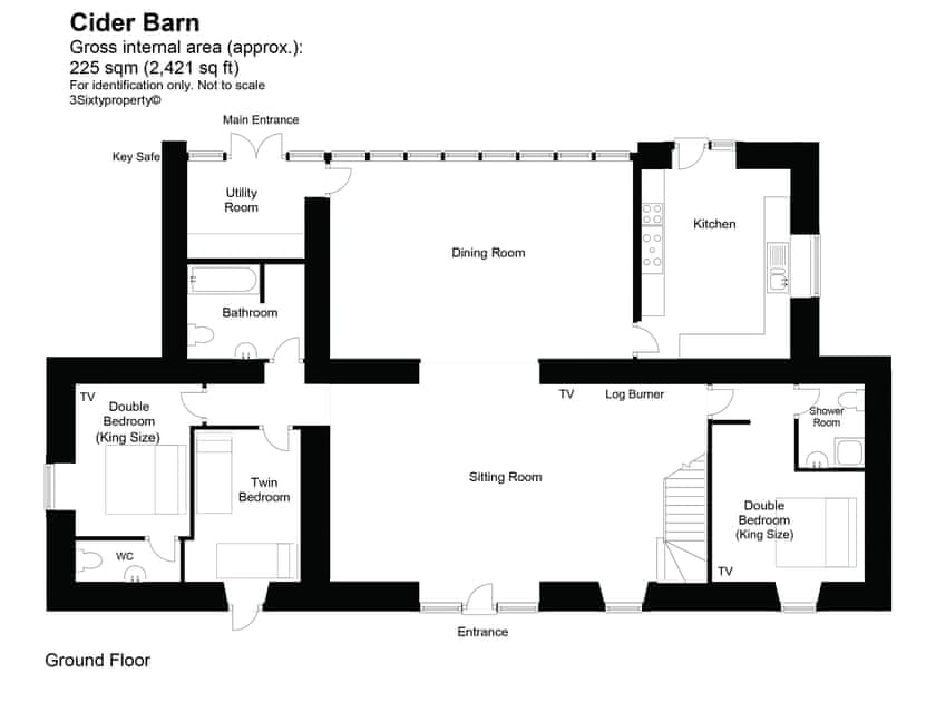 Floor plan | Ashcombe - The Cider Barn - Ashcombe , Ashcombe, near Teignmouth