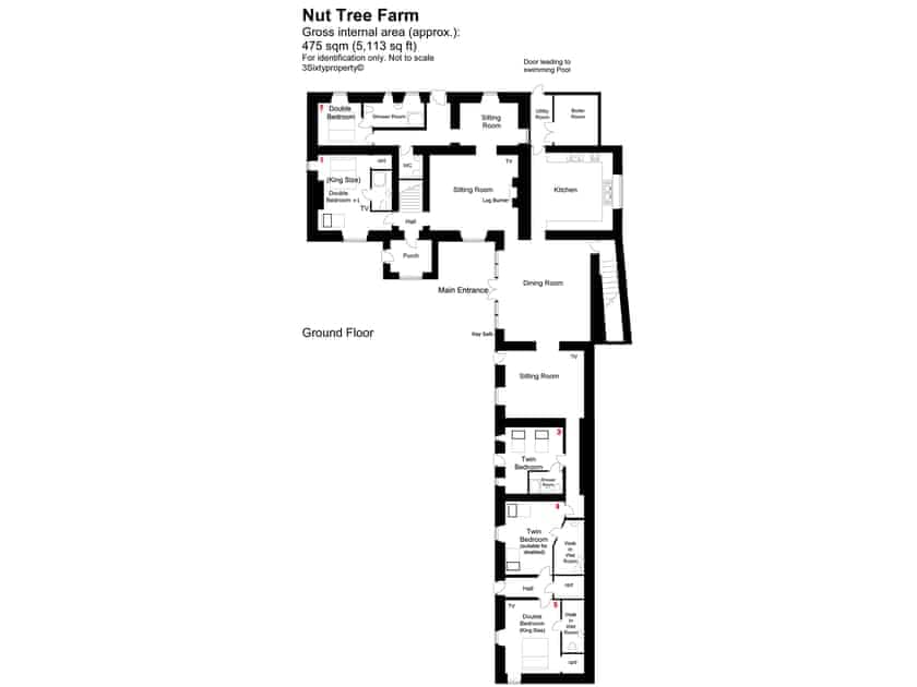 Floor plan | Ashcombe - Nut Tree Farm - Ashcombe , Ashcombe, near Teignmouth