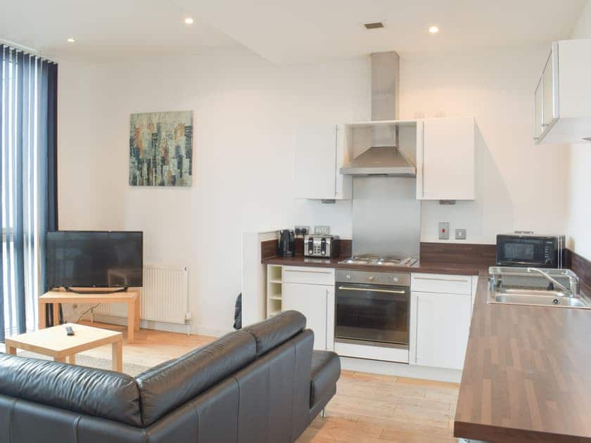 Open plan living space | Oswald Apartment, Glasgow