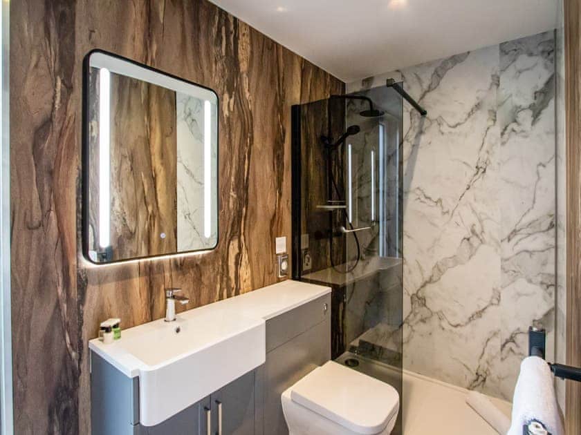 Shower room | Ghyll Head - Winster Pods, Windermere