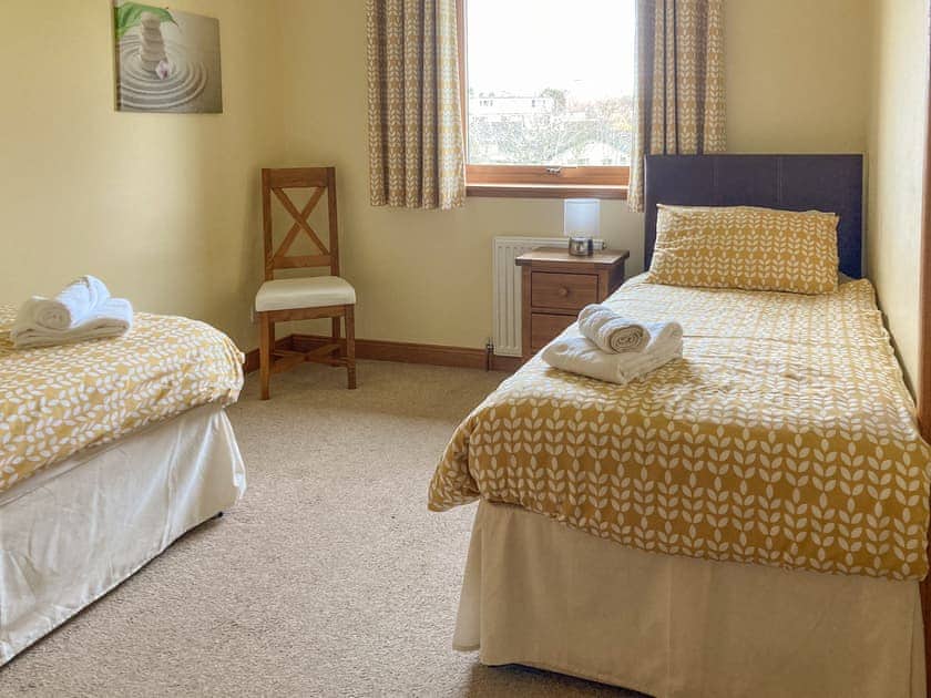 Twin bedroom | Sandy Beach, Nairn