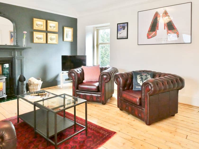 Characterful living room | Apartment 2 - Caman House, Newtonmore