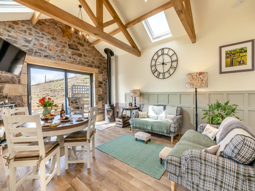Open plan living space | The Hemmel - Old Mill Holidays, West Moneylaws, near Cornhill-upon-Tweed