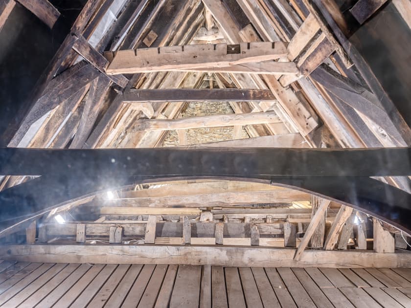 Original attic  | The Malthouse, Norton St. Philip, near Bath