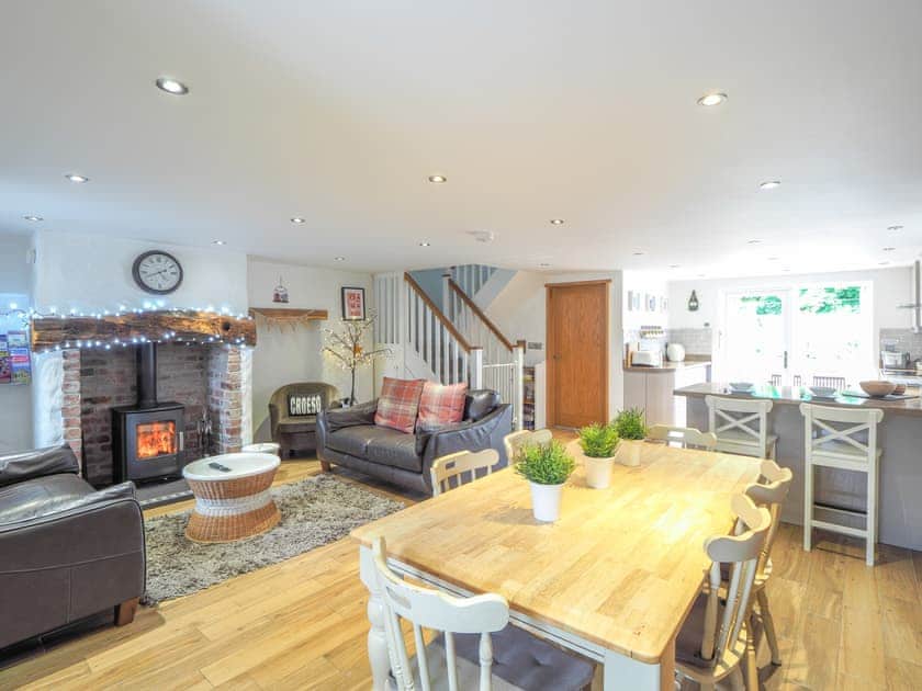 Open plan living space | Ty Canol, Rhoshill, near Cardigan