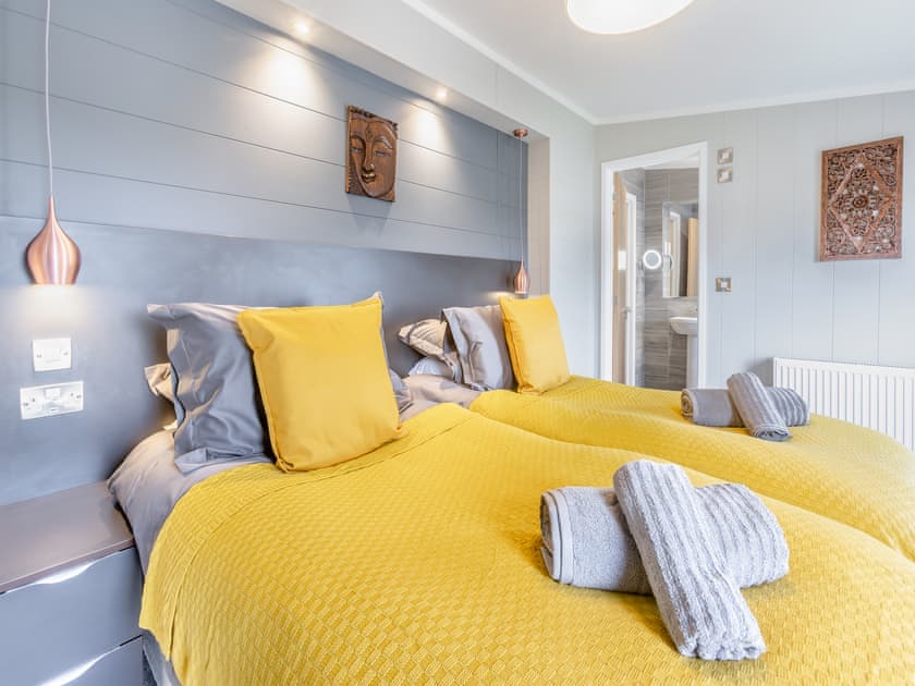 Twin bedroom | Cornflower, Roadford Lake, near Launceston