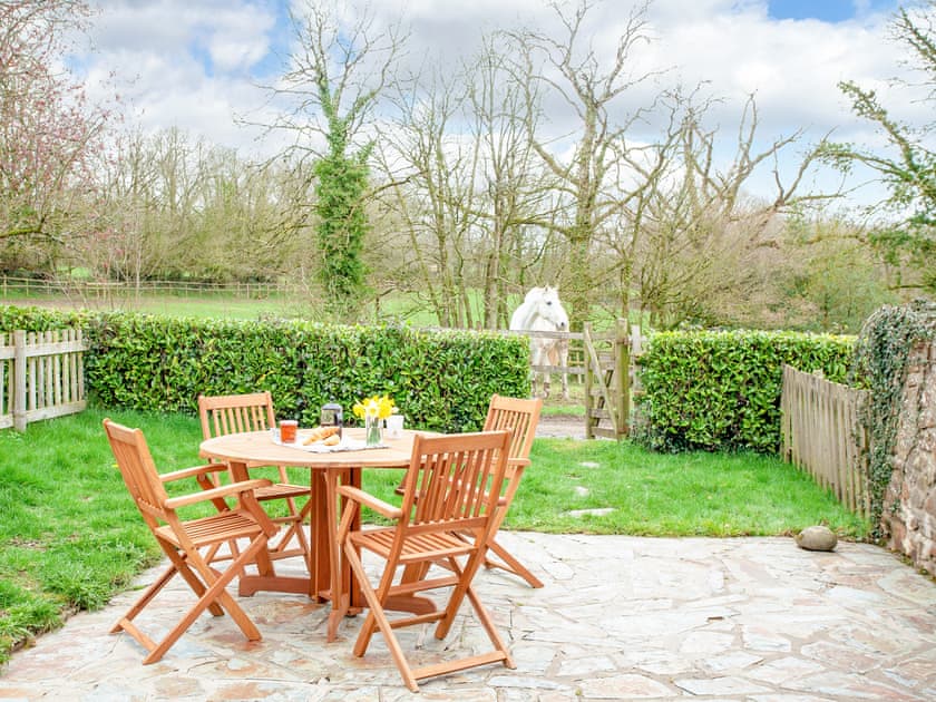 Patio | Granary - Collacott Farm, Kings Nympton, near South Molton