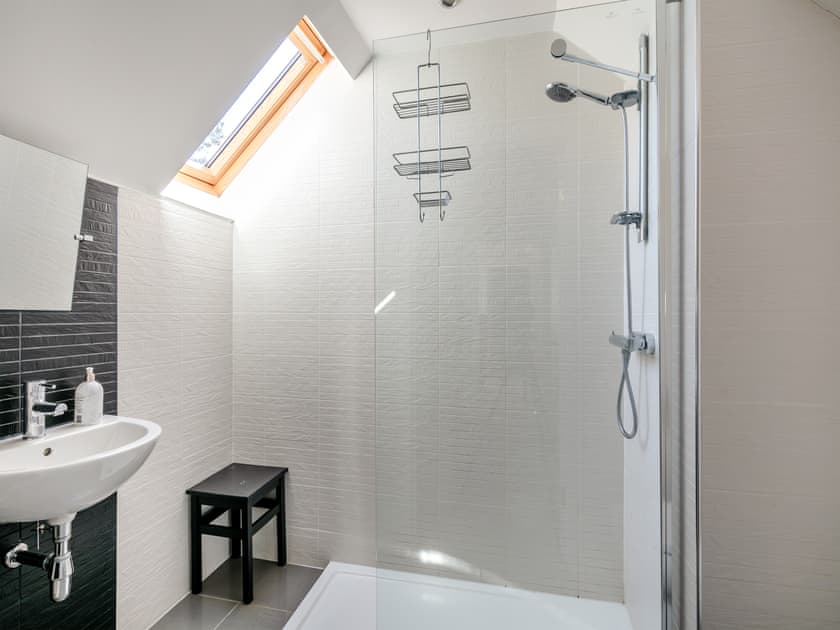 Shower room | Meadowgreen Farmhouse, Lour, near Forfar