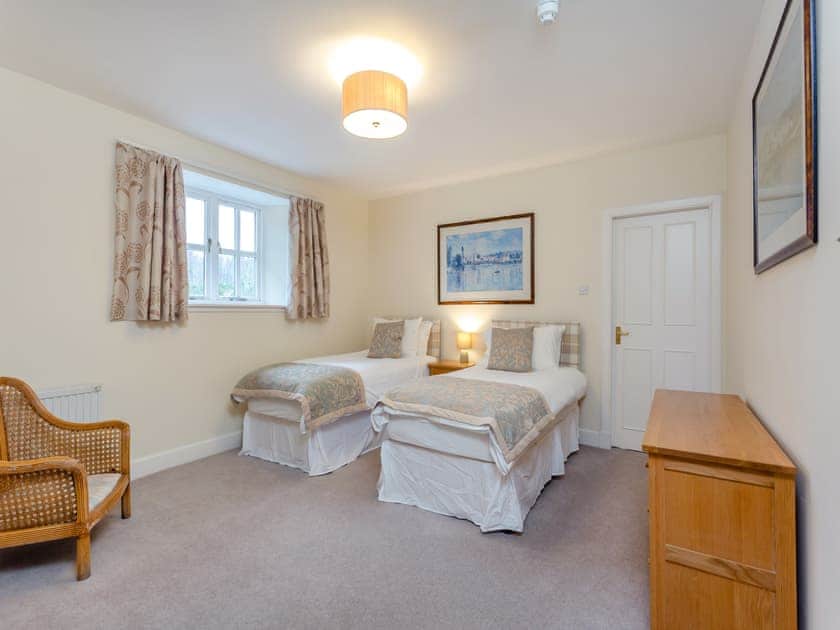 Twin bedroom | Cruives Lodge, Beauly, near Inverness