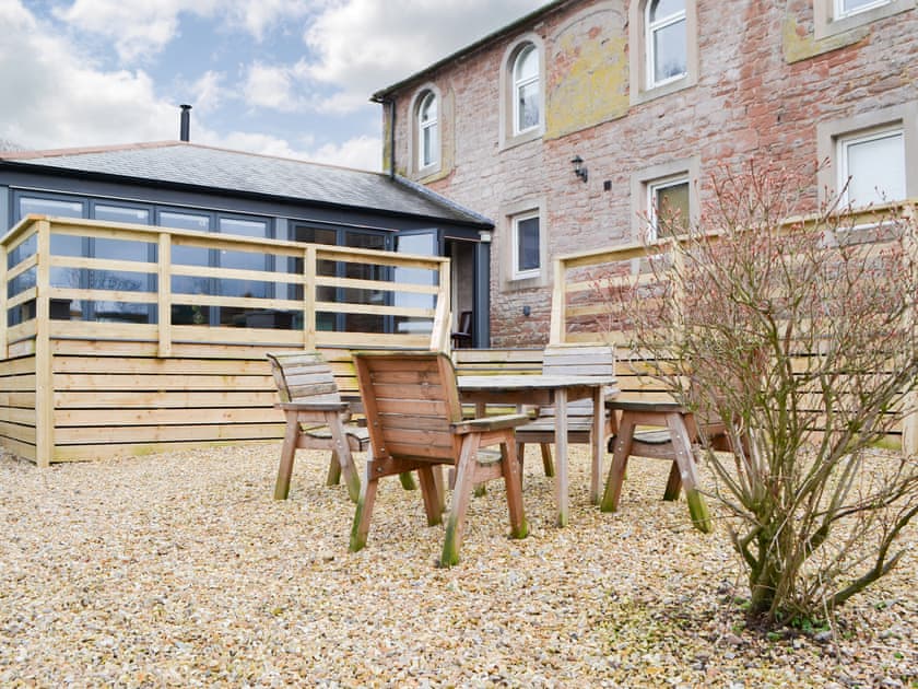 Sitting-out-area | The Coach House - Blaithwaite Estate, Waverton, near Wigton
