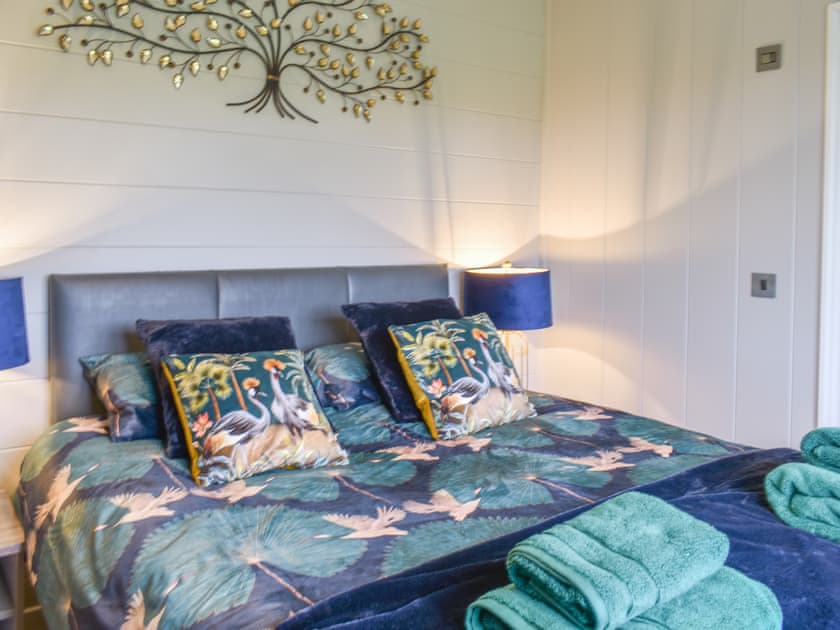 Double bedroom | Holly Lodge - Holly and Pines Holidays, Holywell
