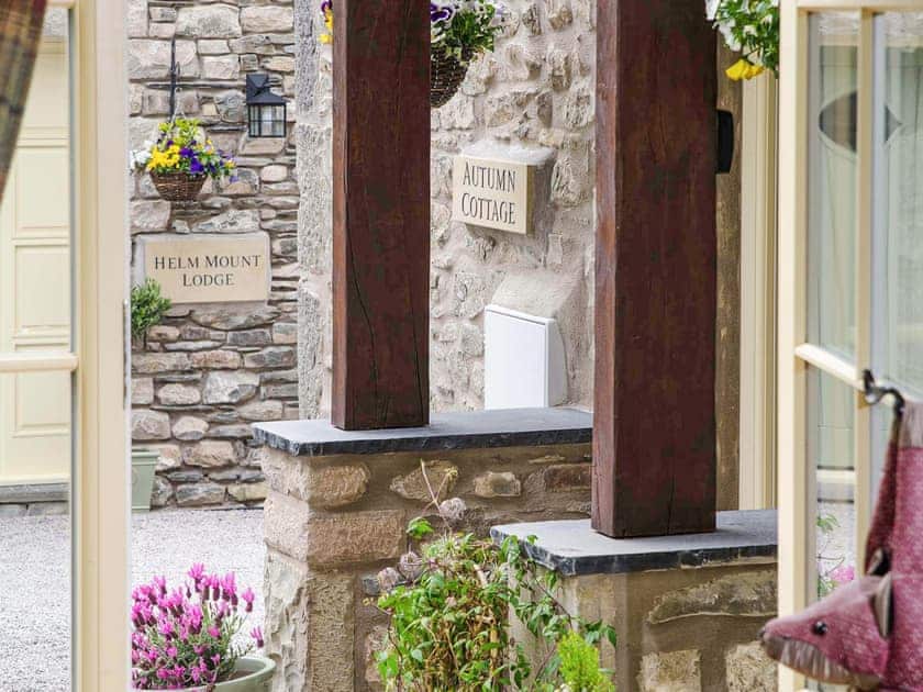 Outdoor area | Spring Cottage - Helm Mount Barns, Barrows Green, near Kendal