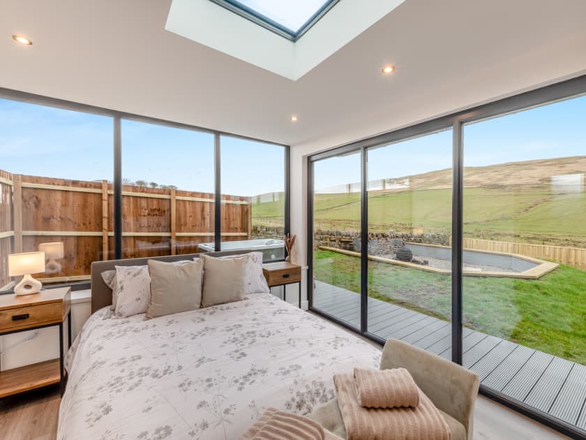 Double bedroom | The Bunker - Vallum Villas, Bardon Mill, nr Hexham