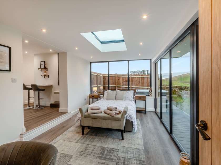 Double bedroom | The Bunker - Vallum Villas, Bardon Mill, nr Hexham