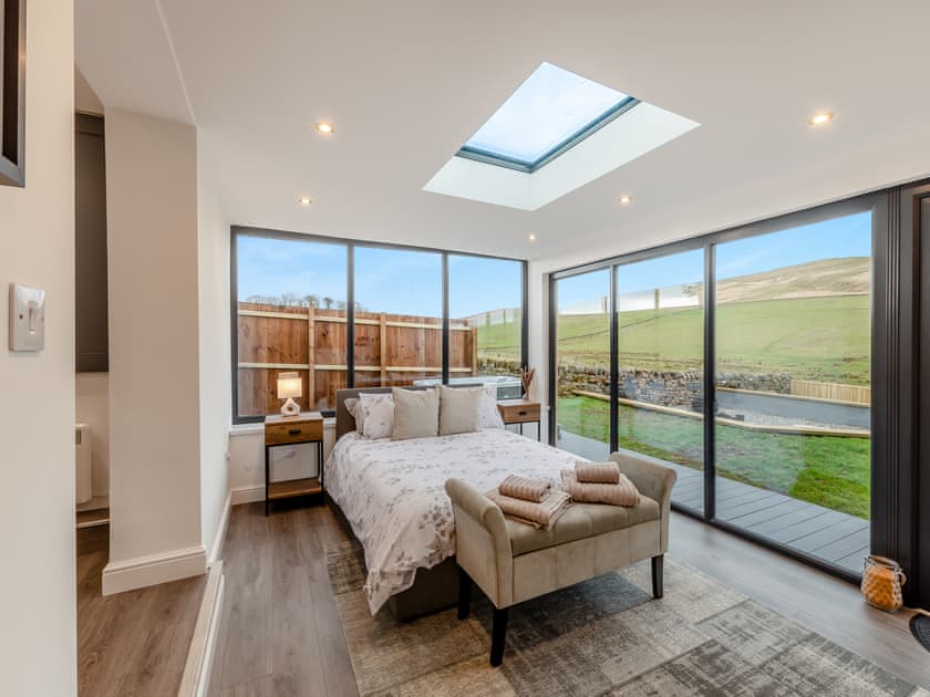 Double bedroom | The Bunker - Vallum Villas, Bardon Mill, nr Hexham