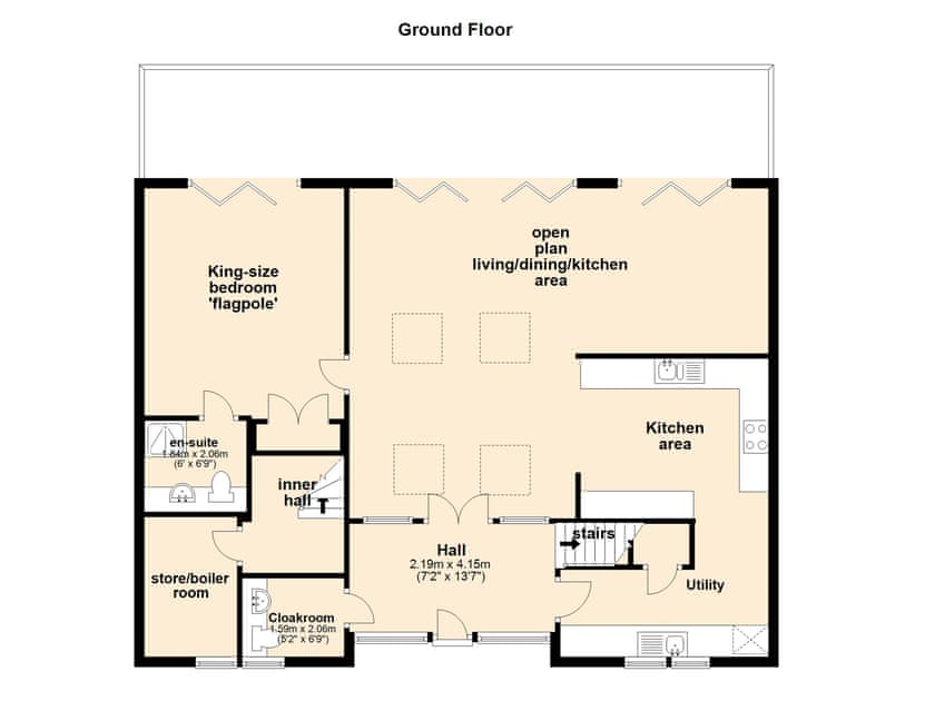 Floor plan | Beach Side, Bembridge