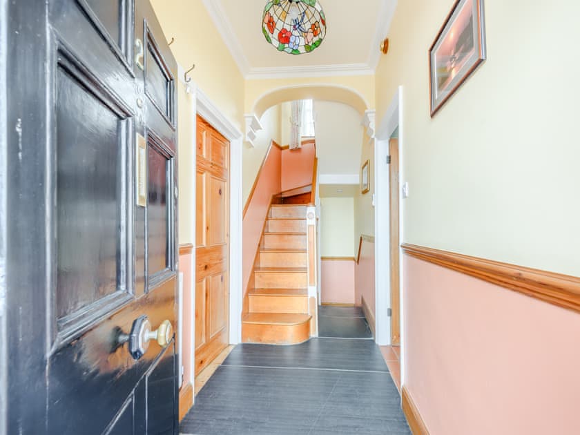 Hallway and stairs | Awel-Y-Mor, Aberaeron