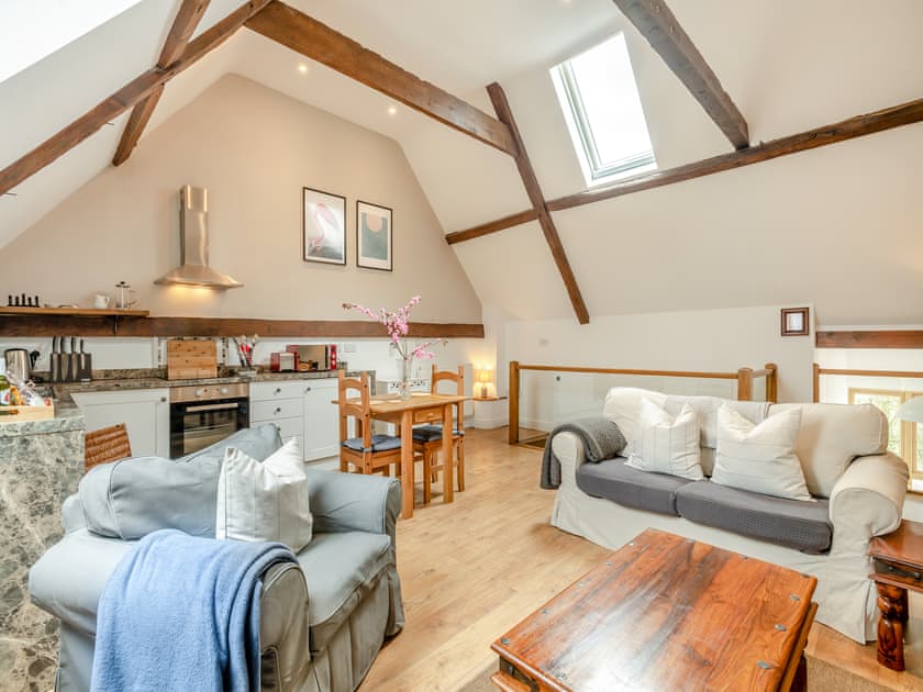 Open plan living space | The Cart Lodge - Meadow Farm, Hickling