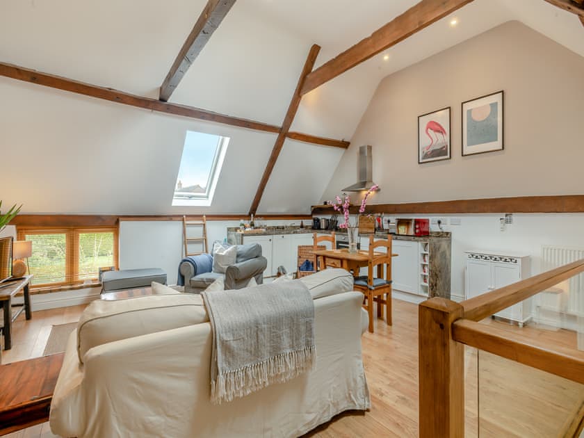 Open plan living space | The Cart Lodge - Meadow Farm, Hickling