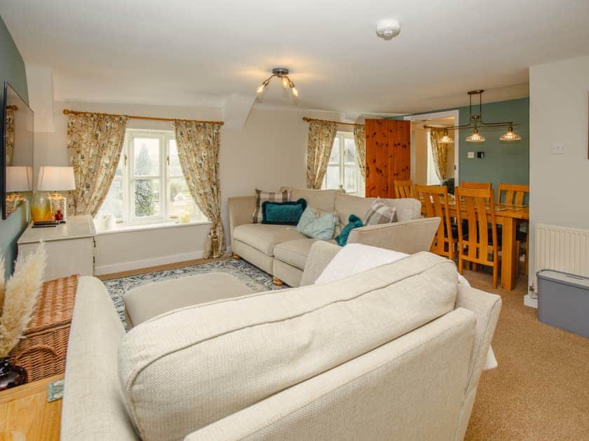 Open plan living space | Shepherd’s Cottage - Rudge Farm Cottages, Chilcombe, near Bridport