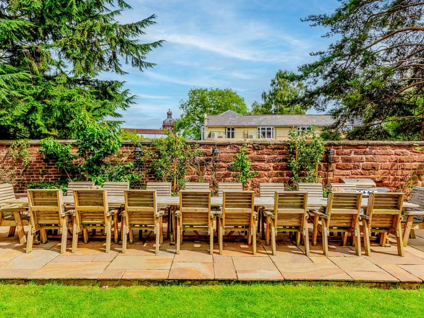 Outdoor eating area | The Old Rectory, Leek