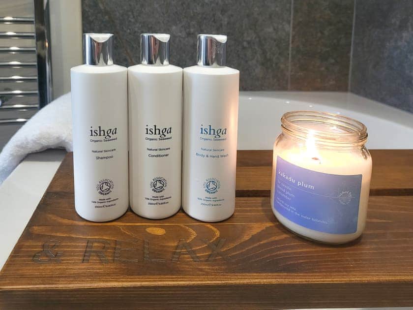Luxury organic products from local spa | The Summer House, Achmore, Isle of Lewis