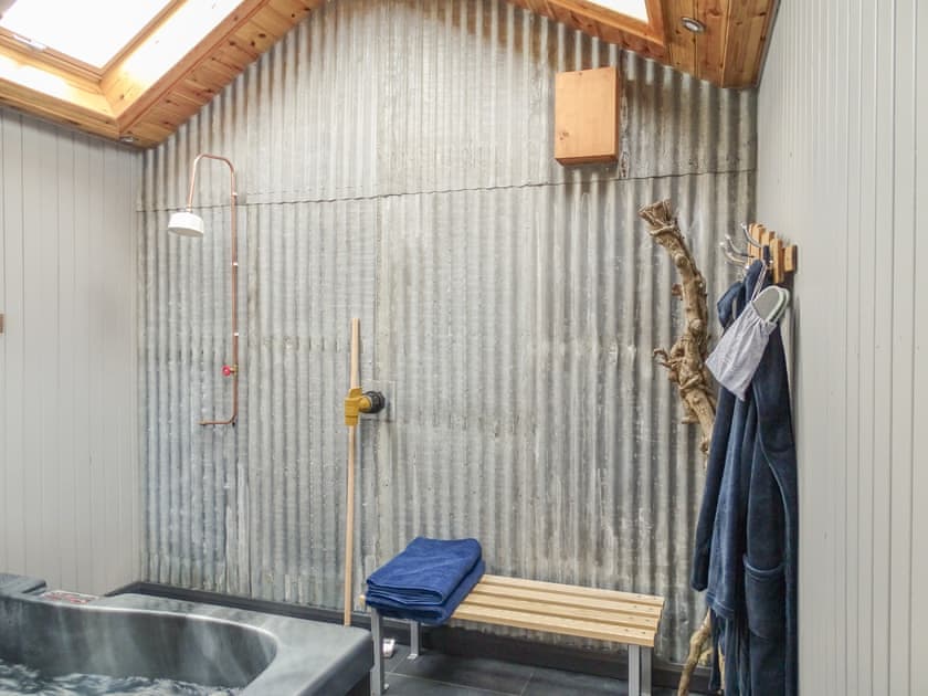 Hot tub room | Low Floweryhirst Cottage, Roweltown, near Brampton